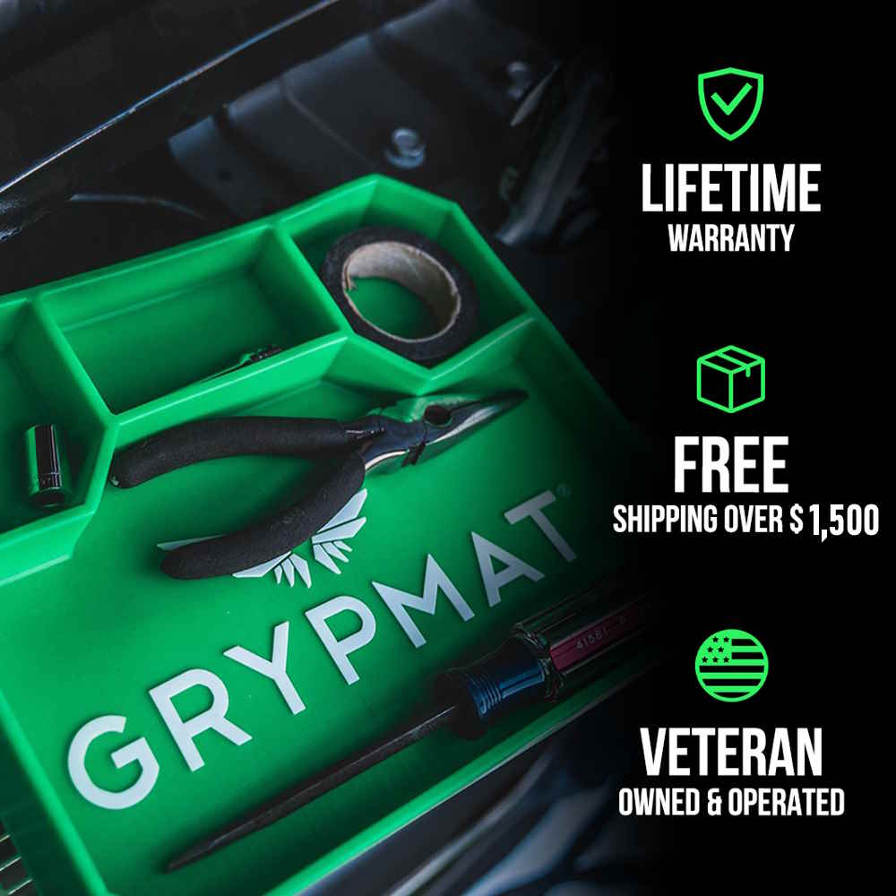 Grypmat Plus - DUO - Toolbox Widget USA, Grypmat, Grip mat, Tool Mat, Toolbox Widget, Tool Box Widget, Non-slip, Tool caddy, Tool tote