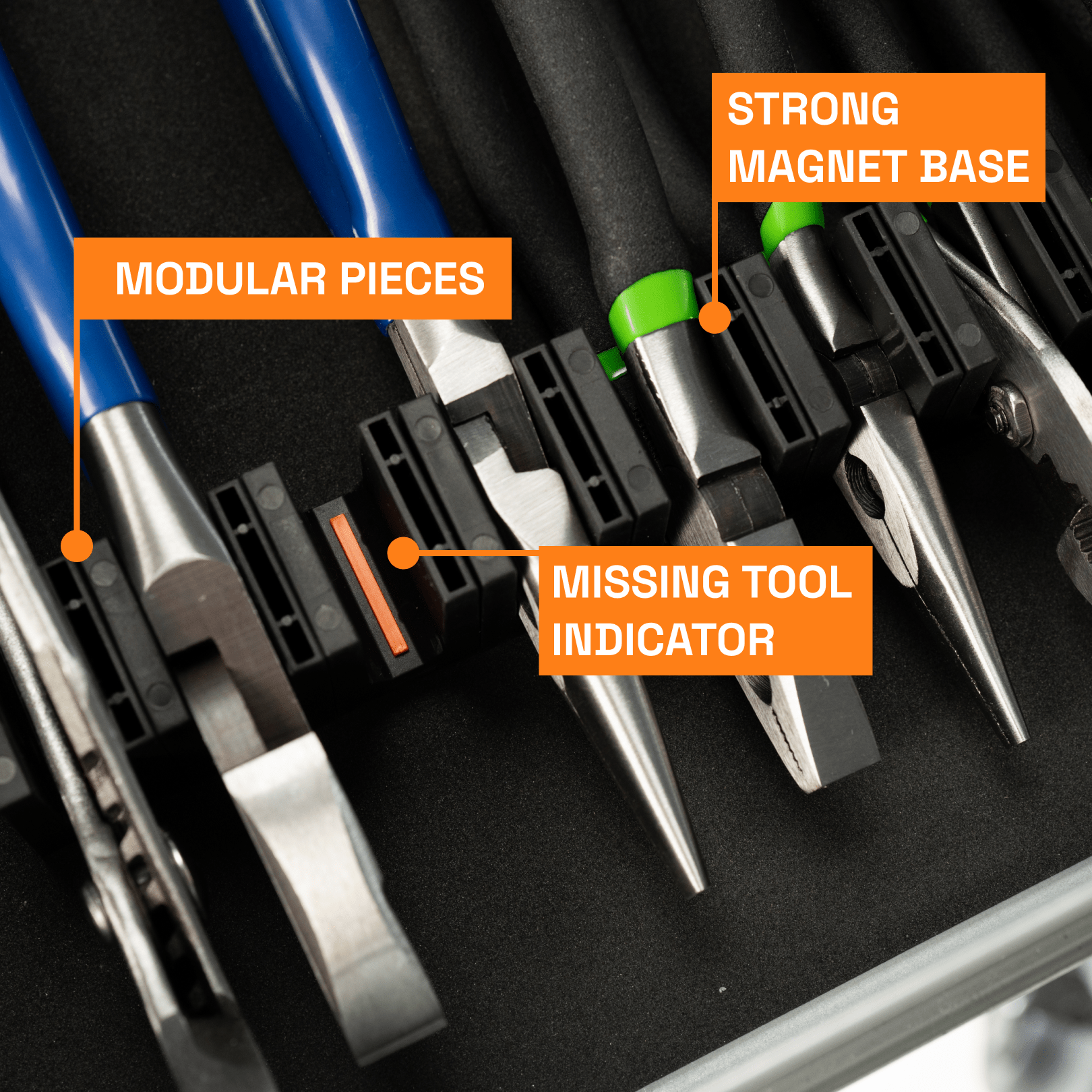 Plier Organizers - Vertical - Toolbox Widget USA