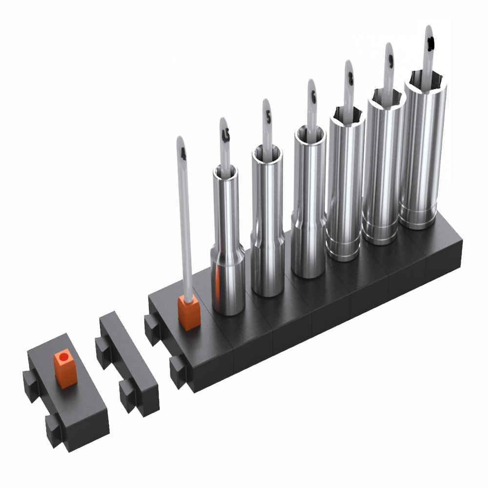Pro - 1/4" Socket Organizers - Toolbox Widget USA Socket Organizer, Socket Organization, Toolbox Widget, Tool Box Widget,  Tool Organization, Socket Holder, Socket Tray