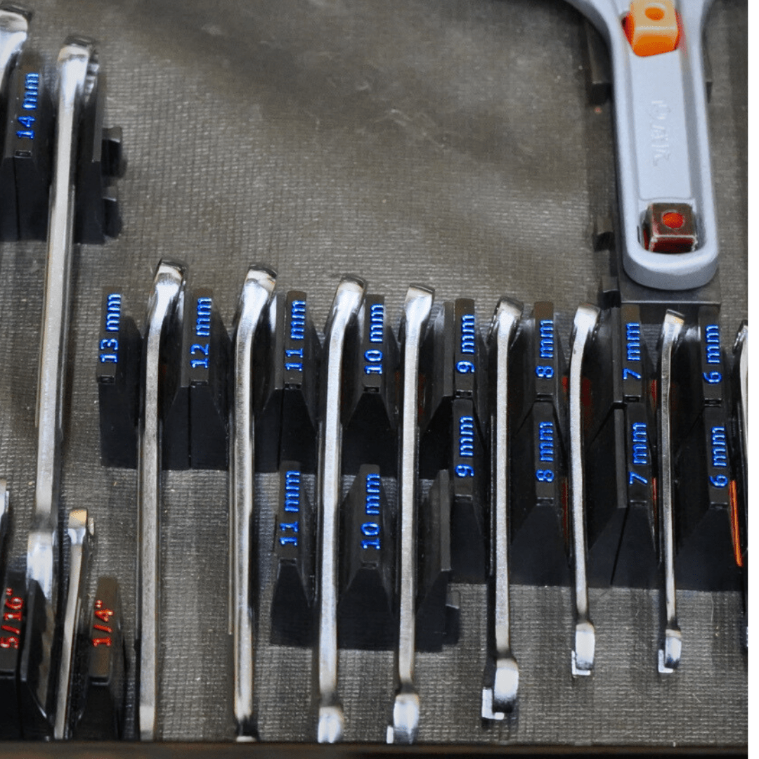 Wrench Size Labels - SAE (2.0) - Toolbox Widget USA Wrench Organizer, Wrench Organization, Toolbox Widget, Tool Box Widget, Tool Organization, Wrench Holder