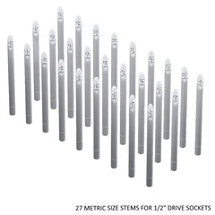 1/2" Socket Stems - Metric