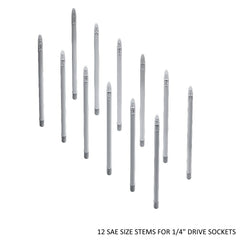 1/4" Socket Stems - SAE